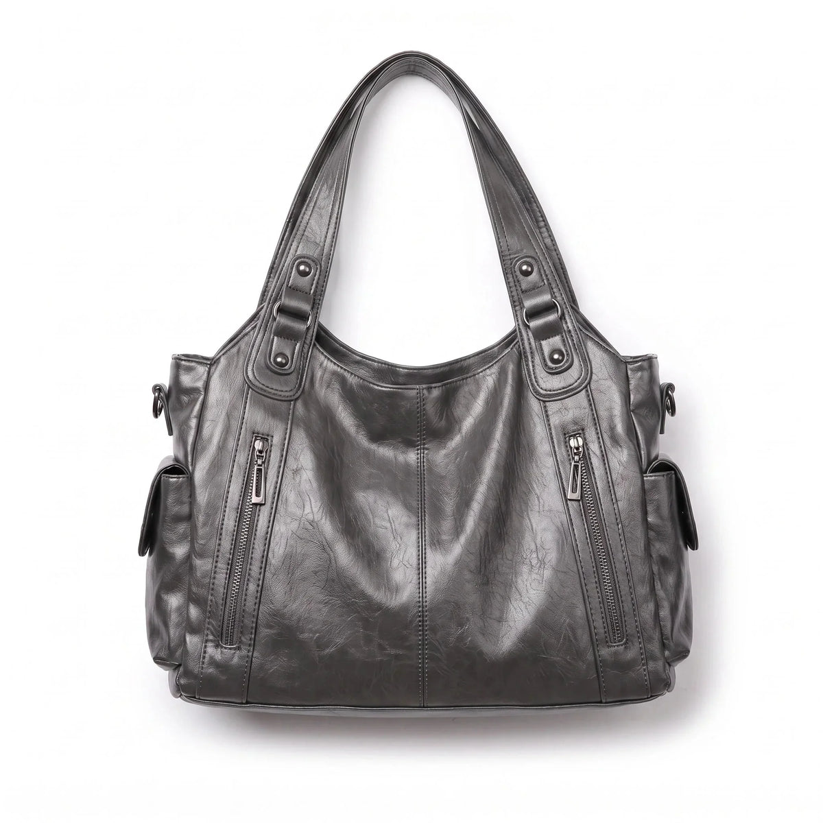Slouchy Shoulder Bag – Grey