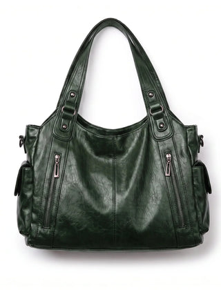Slouchy Shoulder Bag – Green