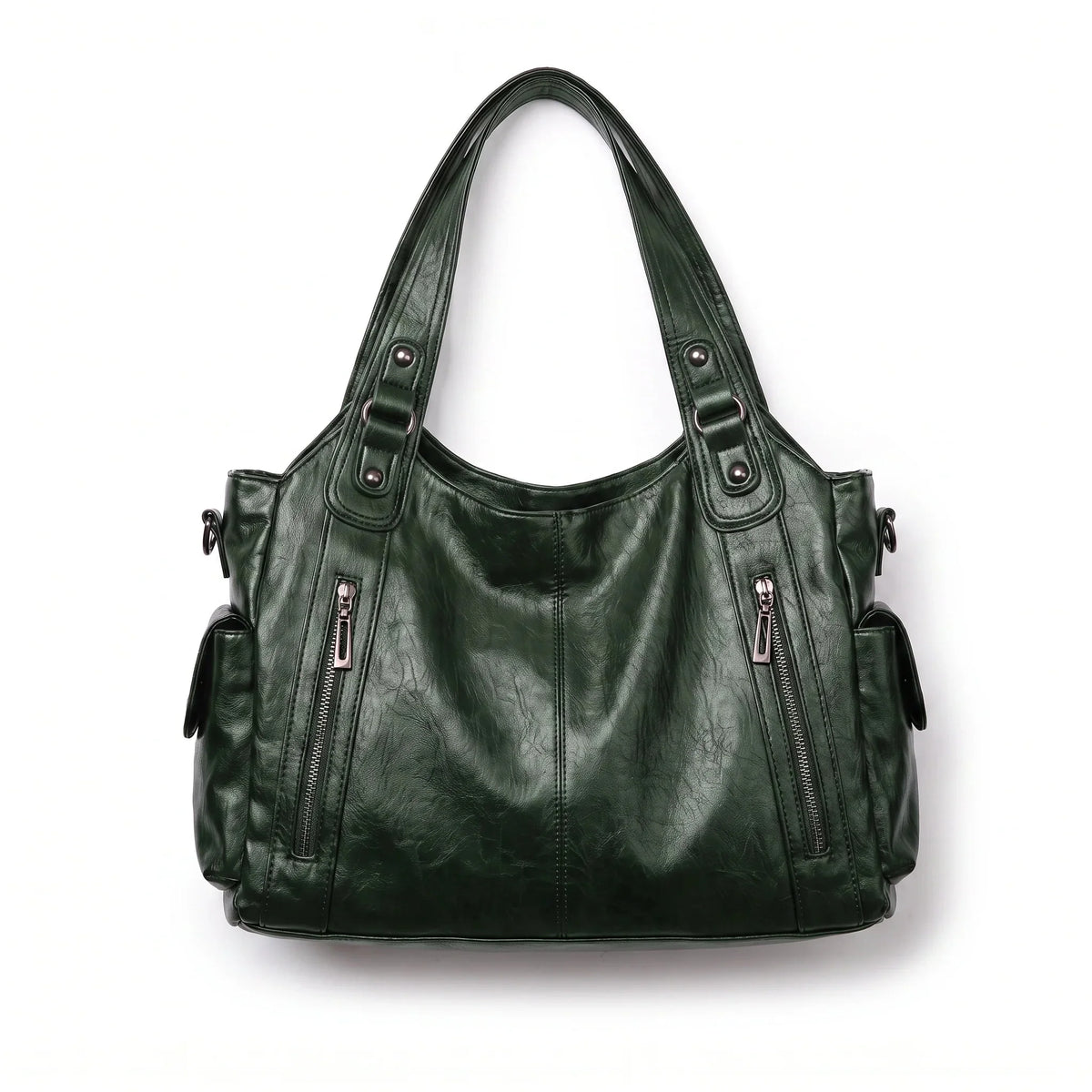 Slouchy Shoulder Bag – Green