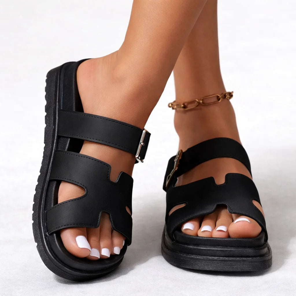 Orthopaedic Walking Sandals – Black
