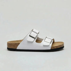 Double-Strap Buckle Sandals