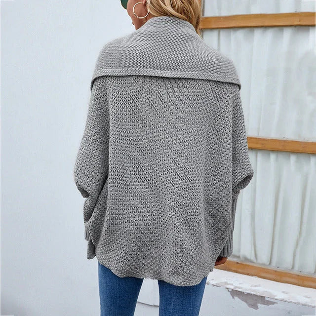 Oversized Shawl Collar Cardigan