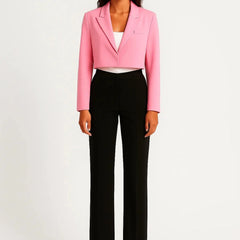 Cropped Tailored Blazer