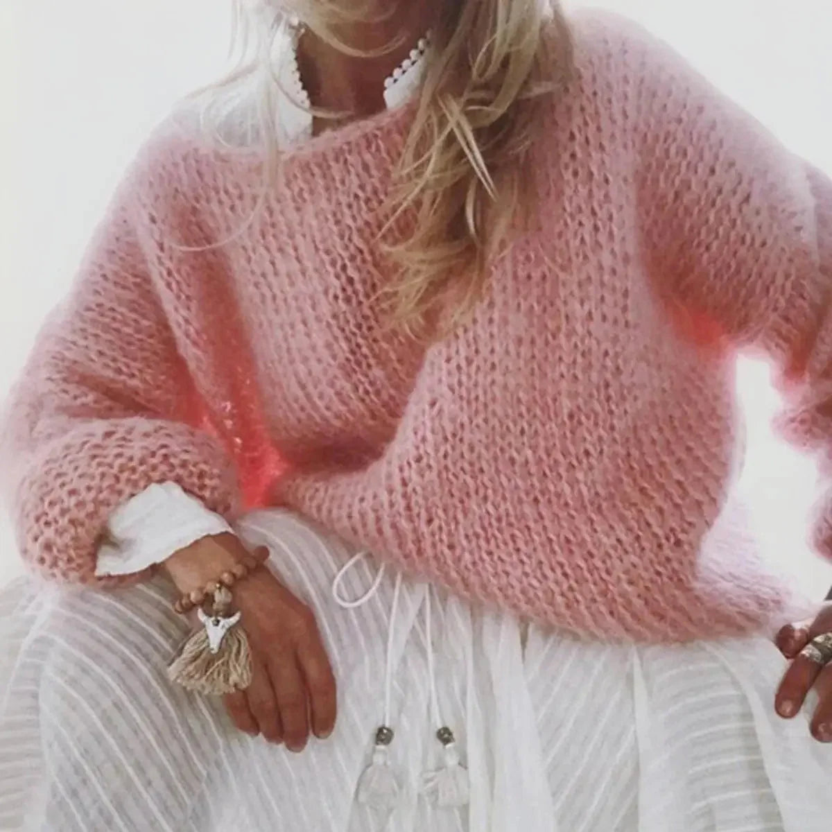 Oversized Mohair Blend Jumper
